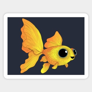 The little goldfish. Sticker